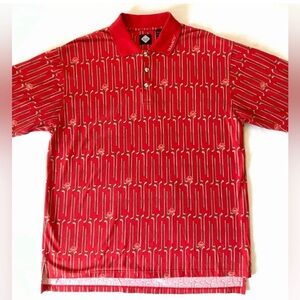 Tabasco Hot Sauce Golf Club Polo Short Mens Size XL